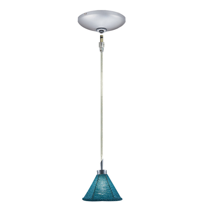 Ensemble de rail d’éclairage 1 lumières Halle, Chrome satiné, Rouge