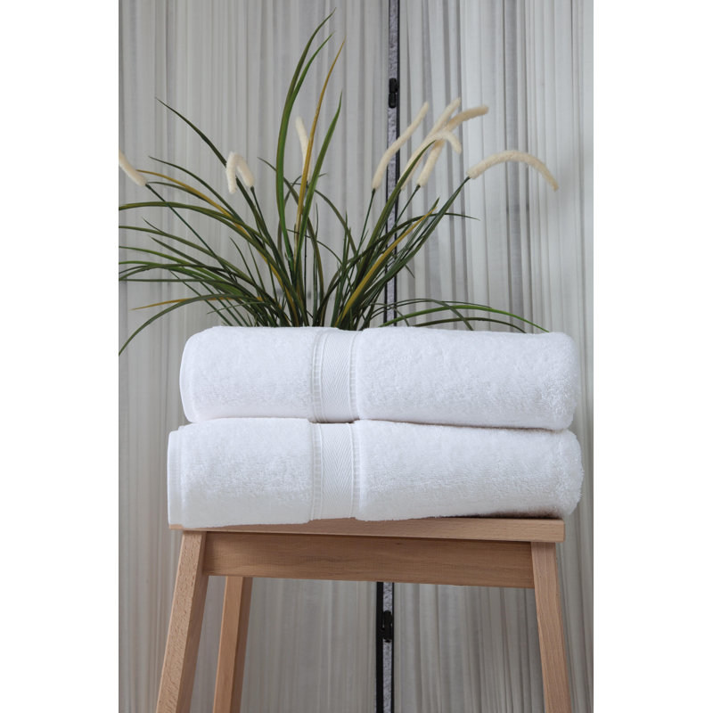 Comerford Midweight Bath Towel, White