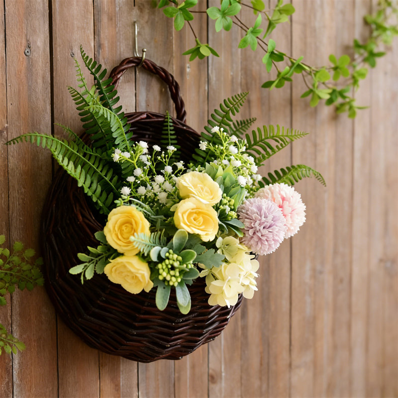 Wall-Mounted Artificial Flower