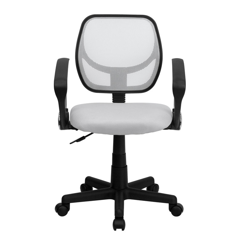 Chaise de bureau Wayfair Basics®, Blanc, Inclus