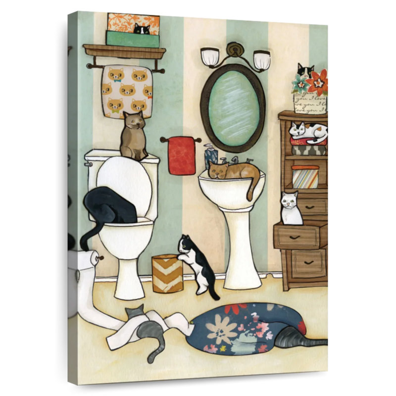 Brampt The Big Black Cat, 39" H x 26" W
