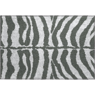 Premium Machine Washable Kishonna AMF42 Gray Rug