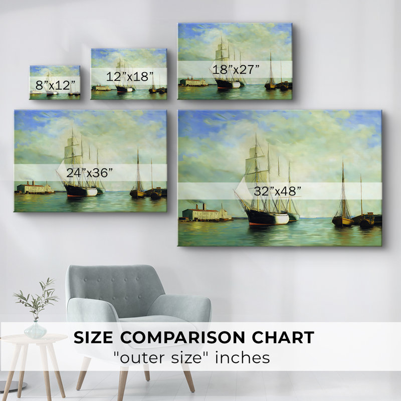 Série Nautical-LVII - Cavas enveloppés de galerie, 8 x 12