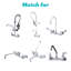 Aquaterior Wall Mount Faucet Installation Kit For Commercial Sink Backsplash