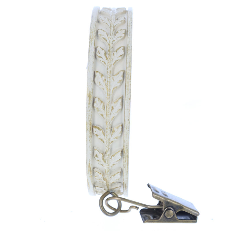 Anneau de rideau Halma, Blanc doré de France