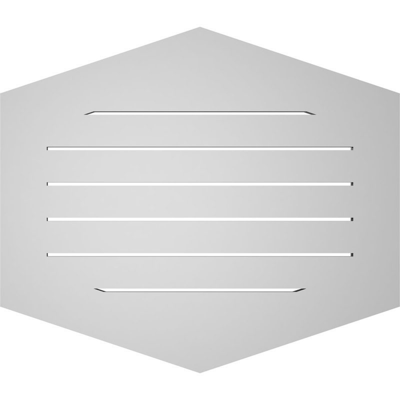 Pente verticale verticale en uréthane 4 pi, H 26 po x l 30 po x P 1 po