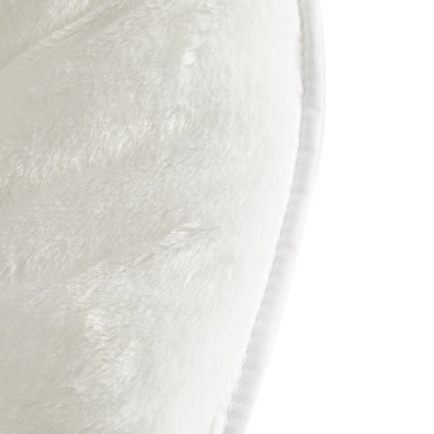 Fauteuil Papasan Giles, Chrome foncé, Blanc