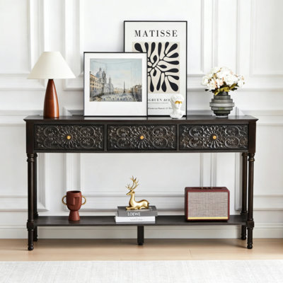 American-style light luxury console table