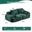 Canapé moderne en mousse à mémoire de forme compressée, grands canapés modulaires à 2 places pour le salon, canapé modulaire Cloud pour animaux de compagnie, tissu en velours côtelé, causeuse très profonde, aucun assemblage requis-1088118245