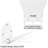 Ellord 4 Piece Metal Floating Shelf