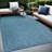 Waikiki Aqua Blue Indoor / Outdoor Rug-1382123327