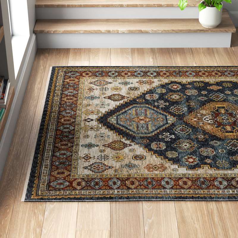 Hovis Oriental Indoor Rug, Rectangle 6'7" x 9'6"