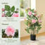 HOMCOM Artificial Rose Tree UV-Resistant-664793687