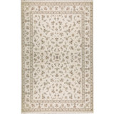 Oriental Area Rug in Ivory