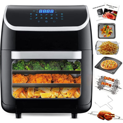 1 friteuse à air 12,68 pte, 1 800 W, friture saine, sans gras