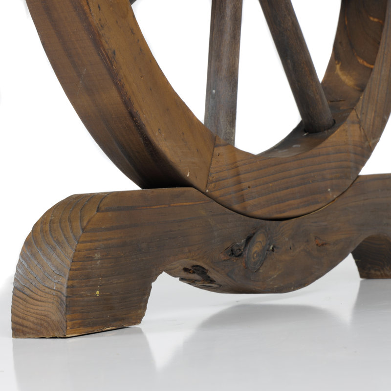 Outdoor Wagon Wheel Adirondack Chair