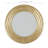 Schmeling Metal Textured Gold Wall Mirror with Grooves