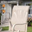 Ensemble repas 9 pièces pour patio avec fauteuils pivotants-1066321671-1066321672