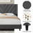 Permelia Upholstered Bed Tufted Headboard with Wing Side-1010283415-1016116444