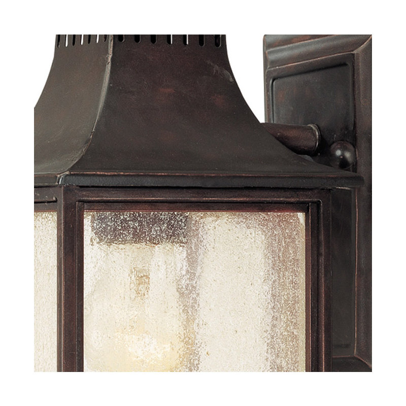 Monte Grande 1-Light Outdoor Wall Lantern in Bronze, Bronze