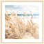 «Beige Beach Grass Near Traquil Beach» par The Creative Bunch Studio, reproduction d'art encadrée