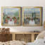 Toast to Paris - Ensemble de 2 peintures sur toile encadrées-203935970-203935983