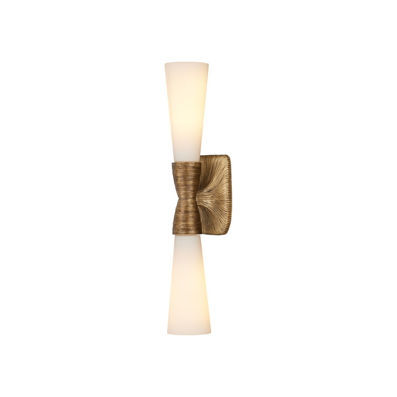 Burrows 2 - Light Wallchiere, Antique Brass