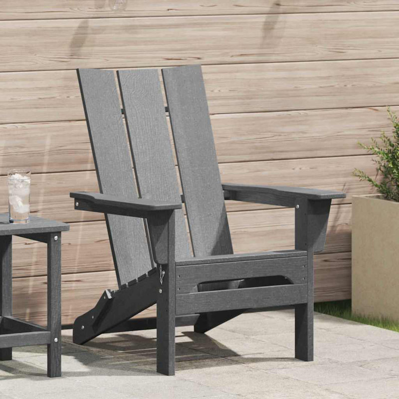 Outdoor Adirondack Chair, Light Grey