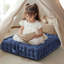 Coussin de sol carré en poly chenille