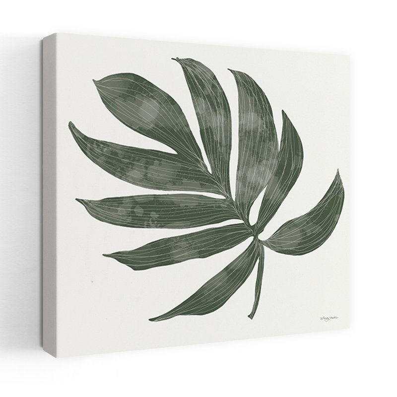 Palmier tropical tropical, art abstrait de palmier, H 18 po x l 18 po