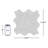 Bond Tile Picturesque Micropebbles 11.81" x 11.81" Natural Stone Pebble Mosaic Floor and Wall Tile (0.97 Sq. Ft. / Each)-49414410