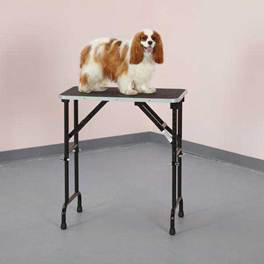 24'' D Adjustable and Foldable Dog Folding Grooming Table