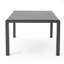 Ensemble de conversation d'extérieur en aluminium gris 4 pièces Patio