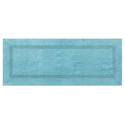 Cotton Reversible Bath Rug, 100 Percent Cotton, Soft and Absorbent Bathroom Rug, Available in 5 Sizes and Multiple Colors