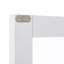 Grande armoire de rangement blanche avec tablettes et portes pour la salle de bain, la cuisine et le salon, panneau de fibres à densité moyenne