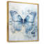 «Blue Butterfly Whispering Wings I», art mural papillon-279746346-279746350
