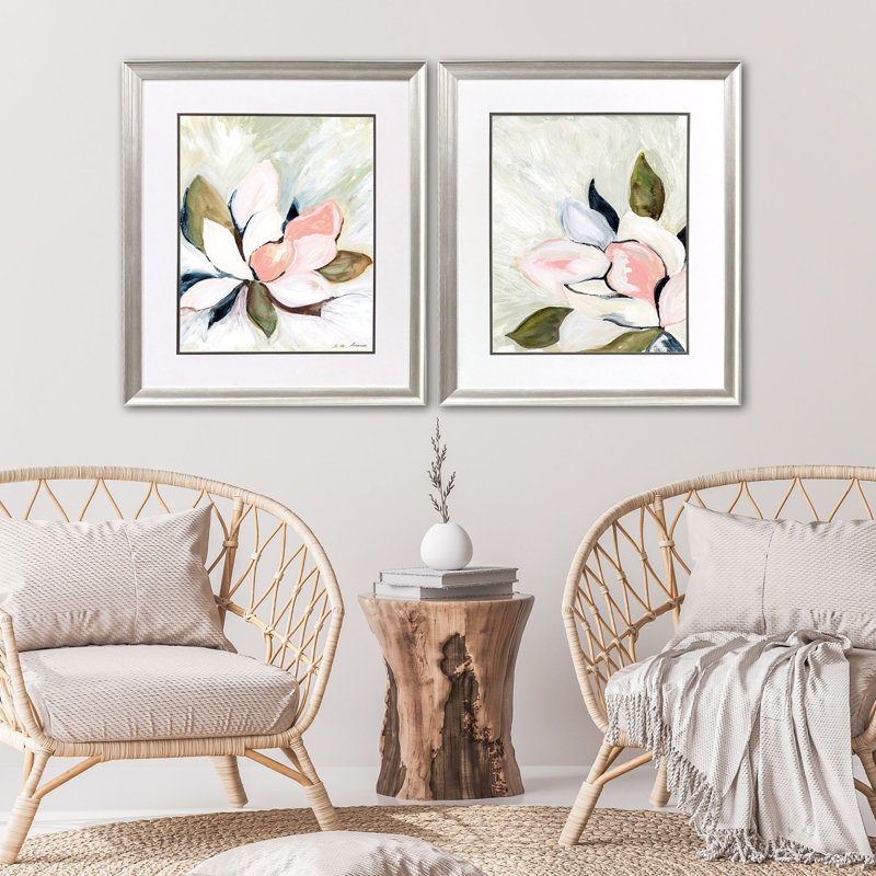 Floral Burst Framed Art