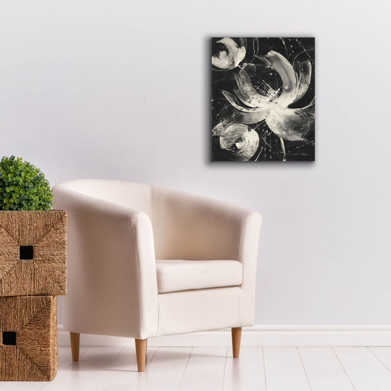 «Bold 3 Dark Vertical» par Albena Hristova, art mural sur toile, H 24 po x l 20 po x P 0,75 po