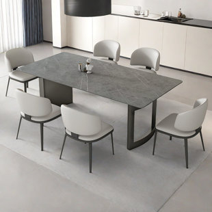 Table et chaise de salle à manger moderne haut de gamme