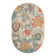 Tapis beige à motif animalier Vargas