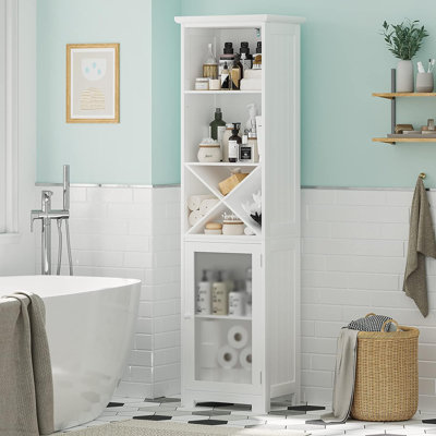 Aeris Freestanding Linen Cabinet