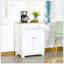 Buffet buffet, armoire de cuisine à 2 portes, rangement pour bar à café avec 2 tiroirs, tablette réglable pour le salon et le couloir