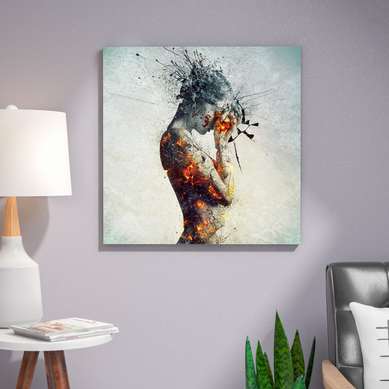 « Deliberation », reproduction d'impression sur toile, 12" H x 12" L x 1.5" D