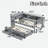 Wood Daybed With Trundle, Storage Drawers, Side Shelves And Desk-131898401-131898403