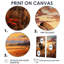 Art amérindien Bison Prairies I - décoration murale brune-106987130-106987135-106987106