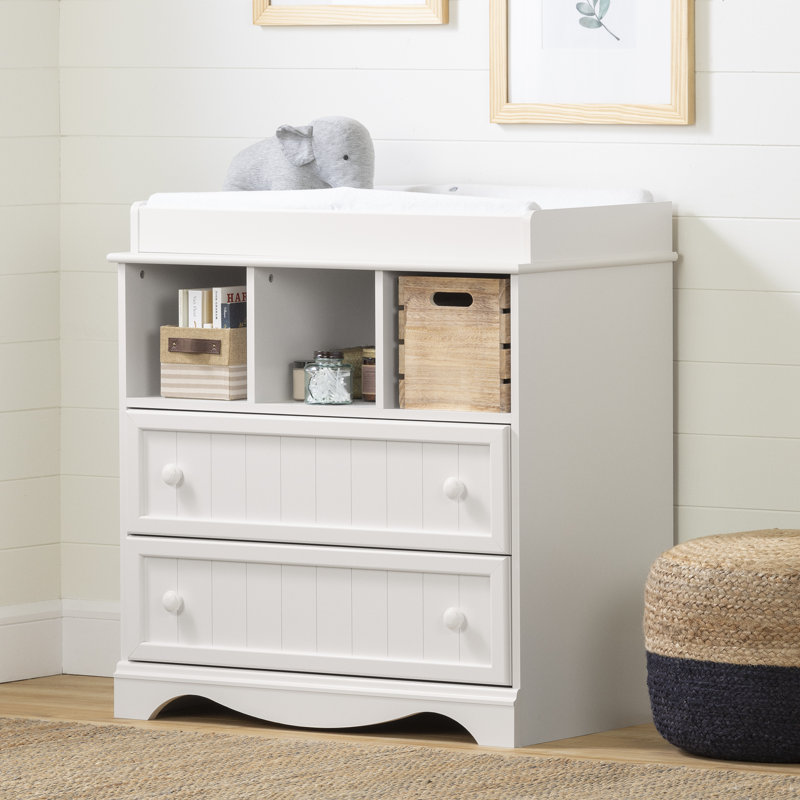 Commode à langer Savannah, Blanc pur / ROBUSTE