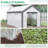 Walk-In Greenhouse, Outdoor Garden Warm Hot House With 4 Roll-Up Windows, 2 Zippered Doors And Weather Cover-113997874
