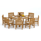 Devon Outdoor 9 - Piece Teak Dining Set