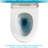 Ceramic Toilet With Stable Base - Prevents From Shaking Silent Flushing Mechanism Peaceful At Night