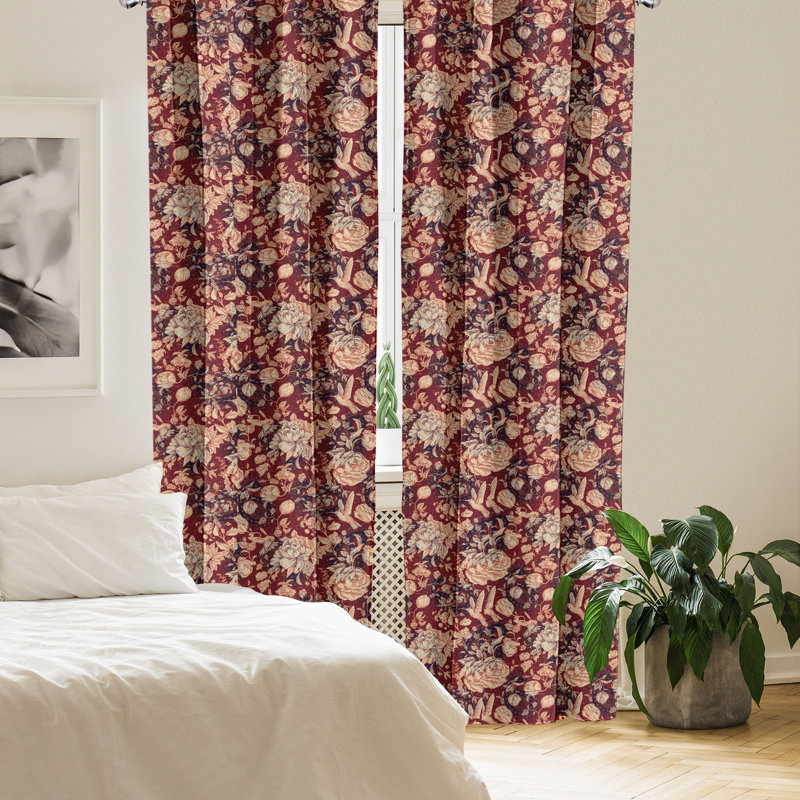 Semi Sheer Curtain Pair, 28" W x 95" L